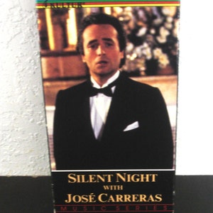 Silent Night With Jose Carreras (1985, VHS) Christmas Concert in Austria