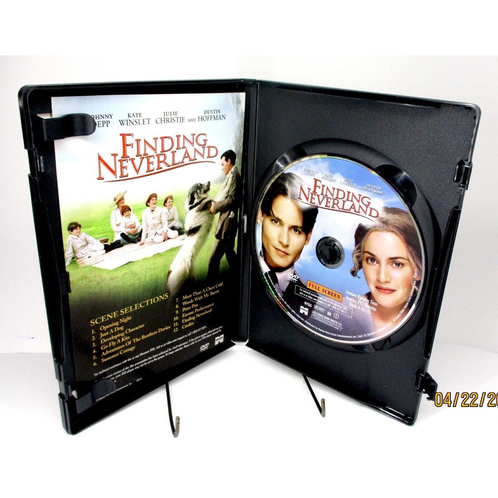 Finding Neverland (DVD, 2004, Full Frame) Johnny Depp, Kate