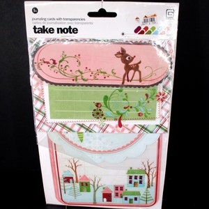 Basic Grey Aspen Frost Take Note Journaling Karten mit Folien Neu 2009