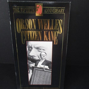 Citizen Kane 1(VHS 1991) 50th Anniversary) Joseph Cotten, Agnes Moorehead
