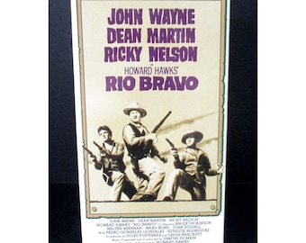 リオ・ブラボー (1959) ジョン・ウェイン カルト西部劇映画ポスター