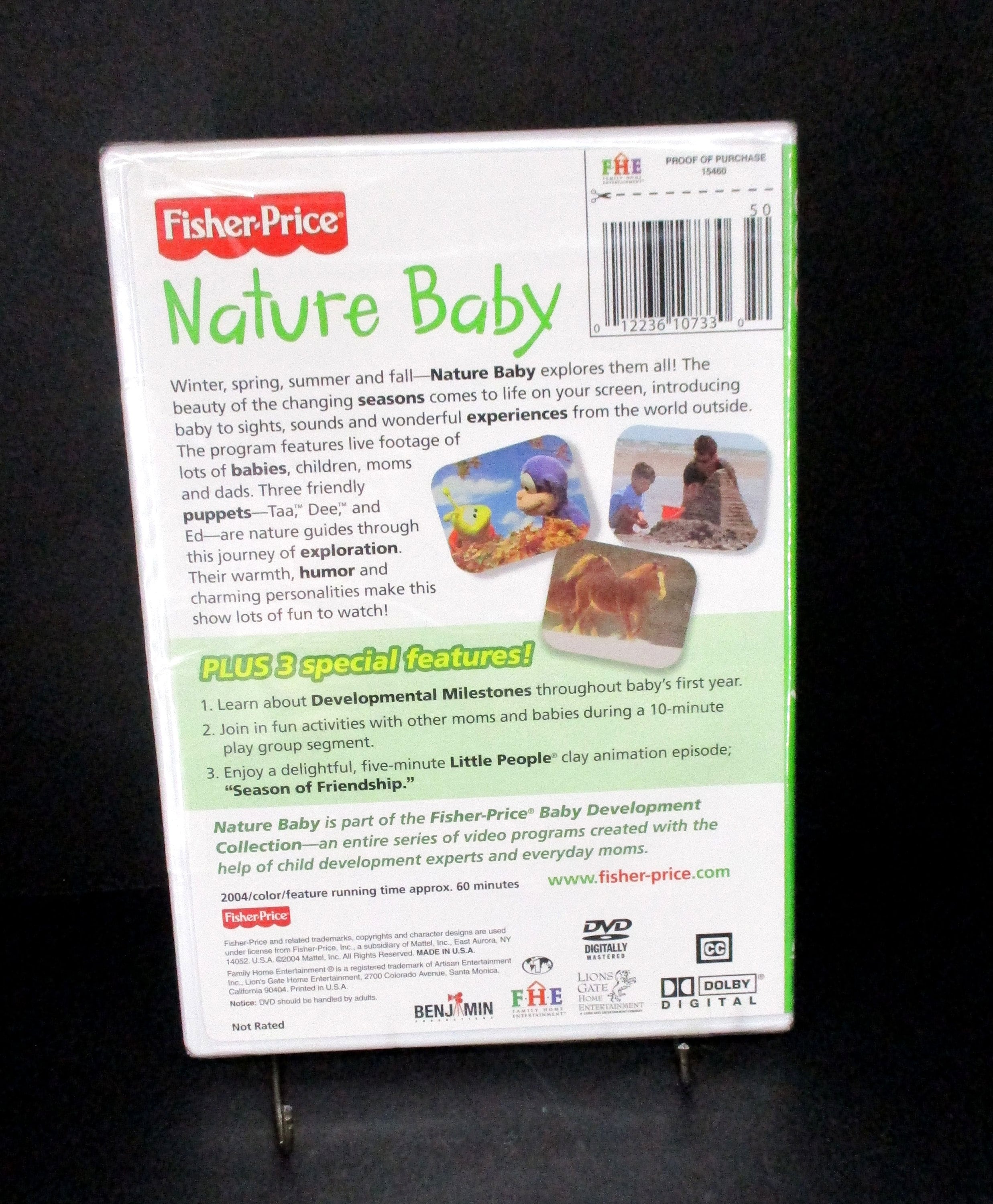 Fisher Price Nature Baby (DVD, 2004, Brand New) Development