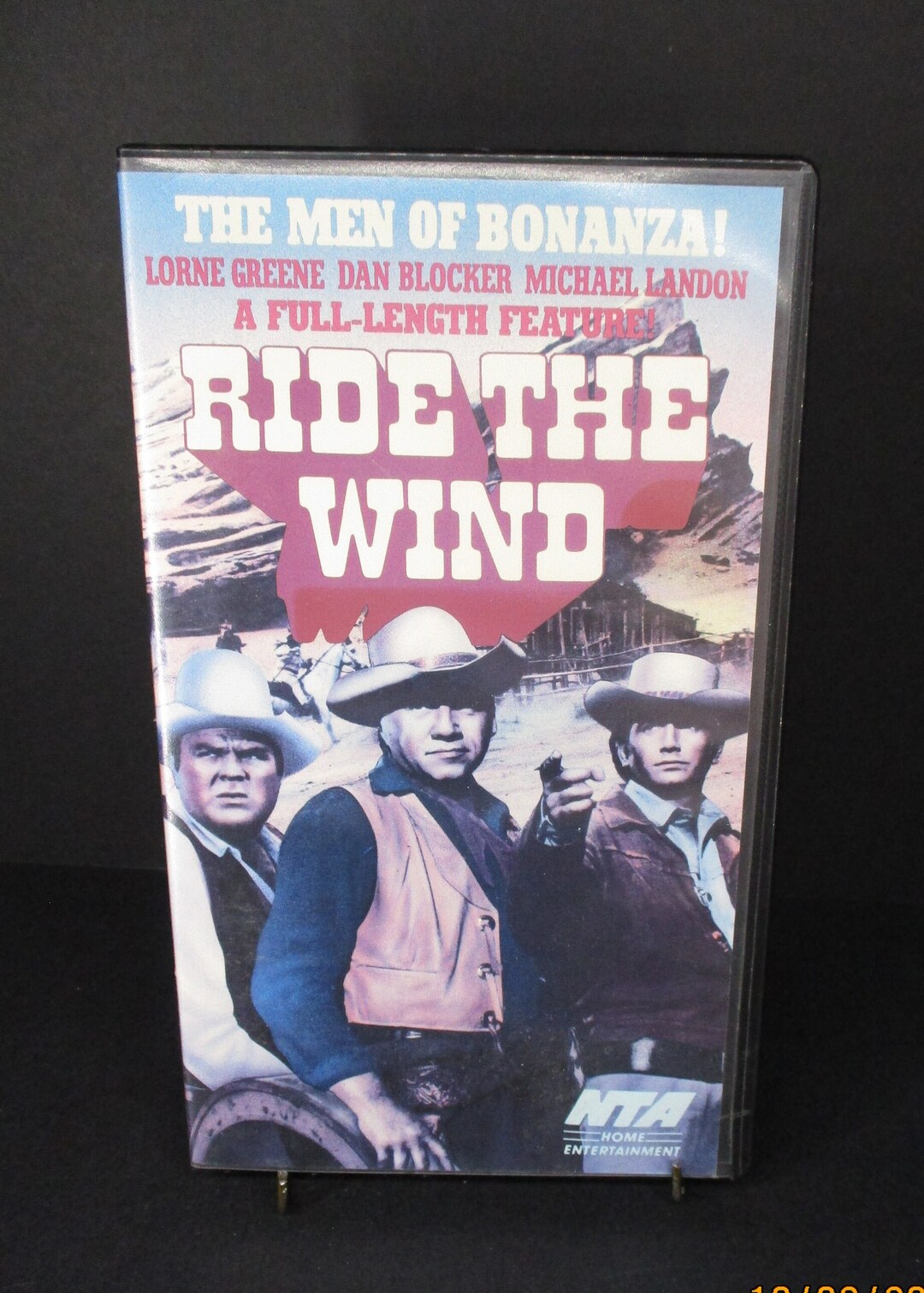Ride the Wind Men of Bonanza VHS 1984 Hard Case Lorne Etsy