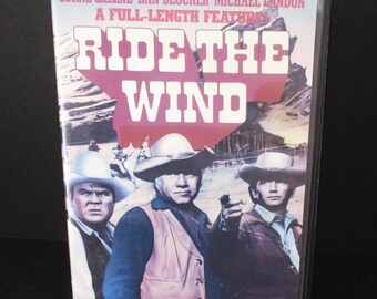 Ride the Wind Men of Bonanza! (VHS 1984 Hard Case) Lorne Greene, Michael Landon