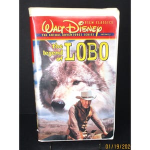 The Legend Of Lobo Walt Disney Animal Adventures Series Volume 2 VHS Film Classics Rex Allen