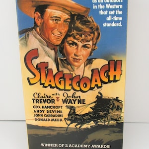 Stagecoach (VHS 1990)  John Wayne, Claire Trevor