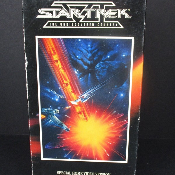 Star Trek VI: The Undiscovered Country (VHS, 1992, Special Home Video Version)