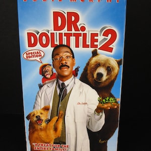 Dr. Dolittle 2 ( VHS 2001) Eddie Murphy, Raven-Symone, Steve Irwin