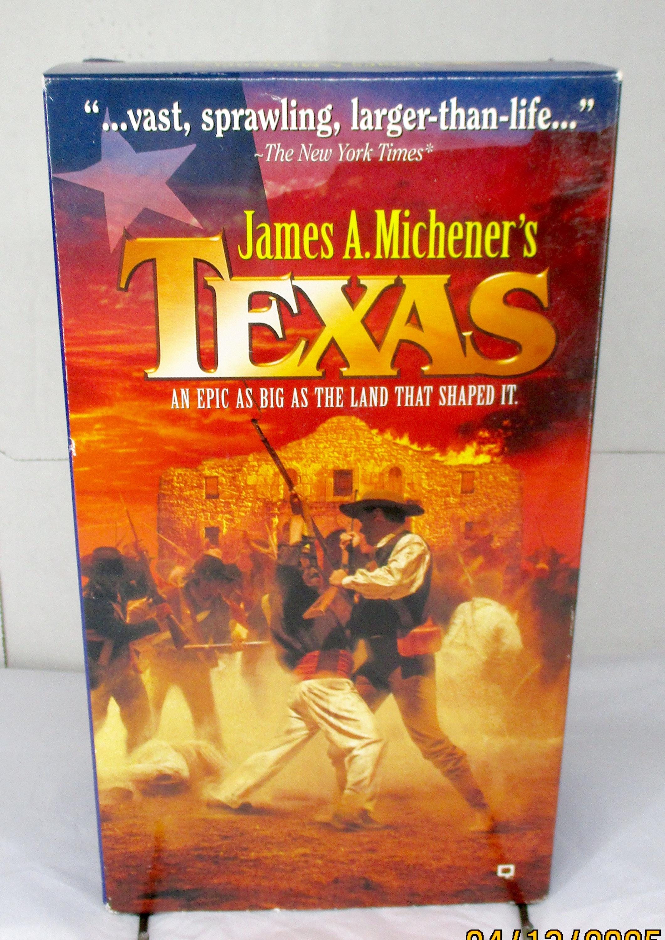 James Michener's Texas (VHS, 1994, 2-tape Set) Stacy Keach Rick