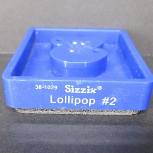Sizzix-Lollipop Number 2- Die Cut- Used- Excellent Condition- No Case
