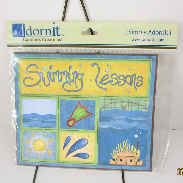 Adorn It Carolee's Creations Simply Adornit Swimming Lessons 6 Pieces New