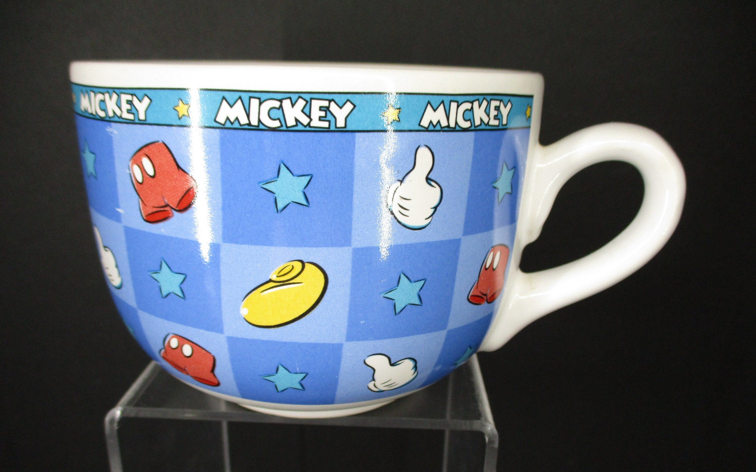  Disney Mickey Mouse Red Molded Mug with Arm : Everything Else