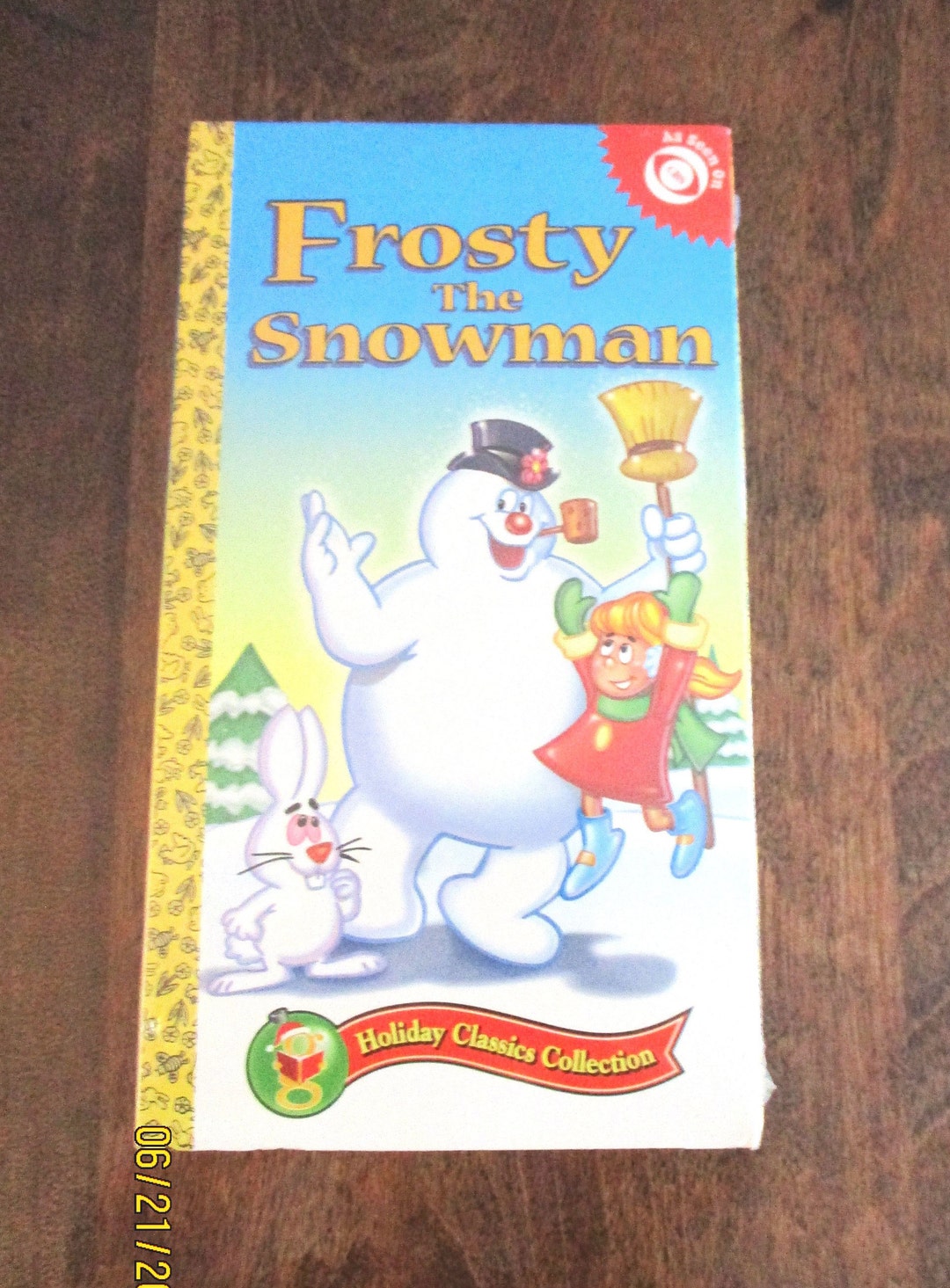 Frosty the Snowman VHS 1998 Jimmy Durante Jackie Vernon - Etsy