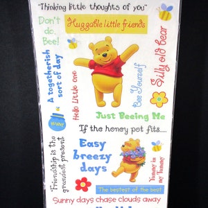Sandylion Disney Winnie The Pooh Sayings Pegatinas (1 hoja, nuevo)