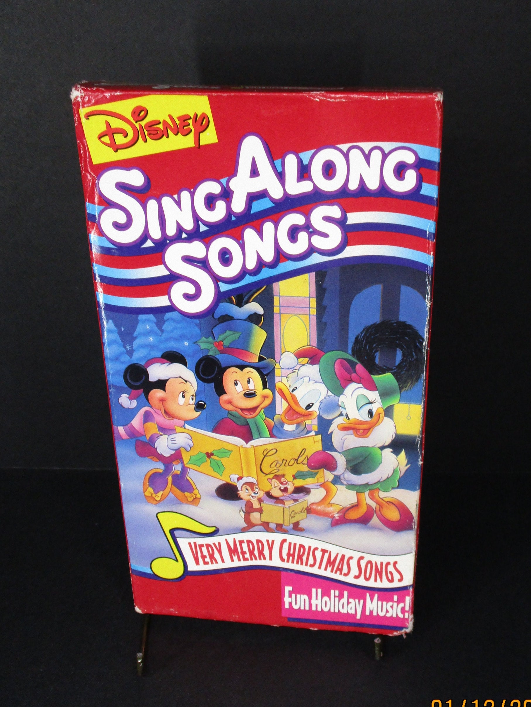 Disney Sing Along Songs Very Merry Christmas Songs (VHS, 1997) 5 In