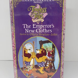 Hallmark Hanna-Barbera Cuentos atemporales La ropa nueva del emperador (VHS 1990 Nuevo)