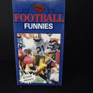 Football Funnies Action Packed (VHS 1987) Professional & College Football