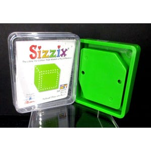 Sizzix Block Green Die W/ Case  #38-0273  Scrapbooking, Crafts, Die Cut