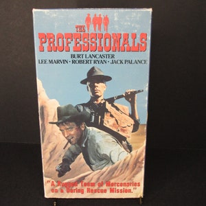 The Professionals (VHS 1989) Lee Marvin, Burt Lancaster, Ralph Bellamy