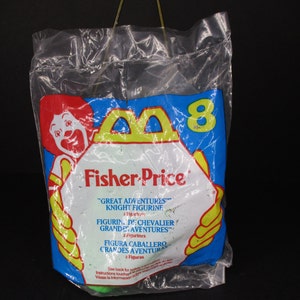 McDonald&#39;s Happy Meal Fisher-Price Great Adventures Knight Figurine 1995 New