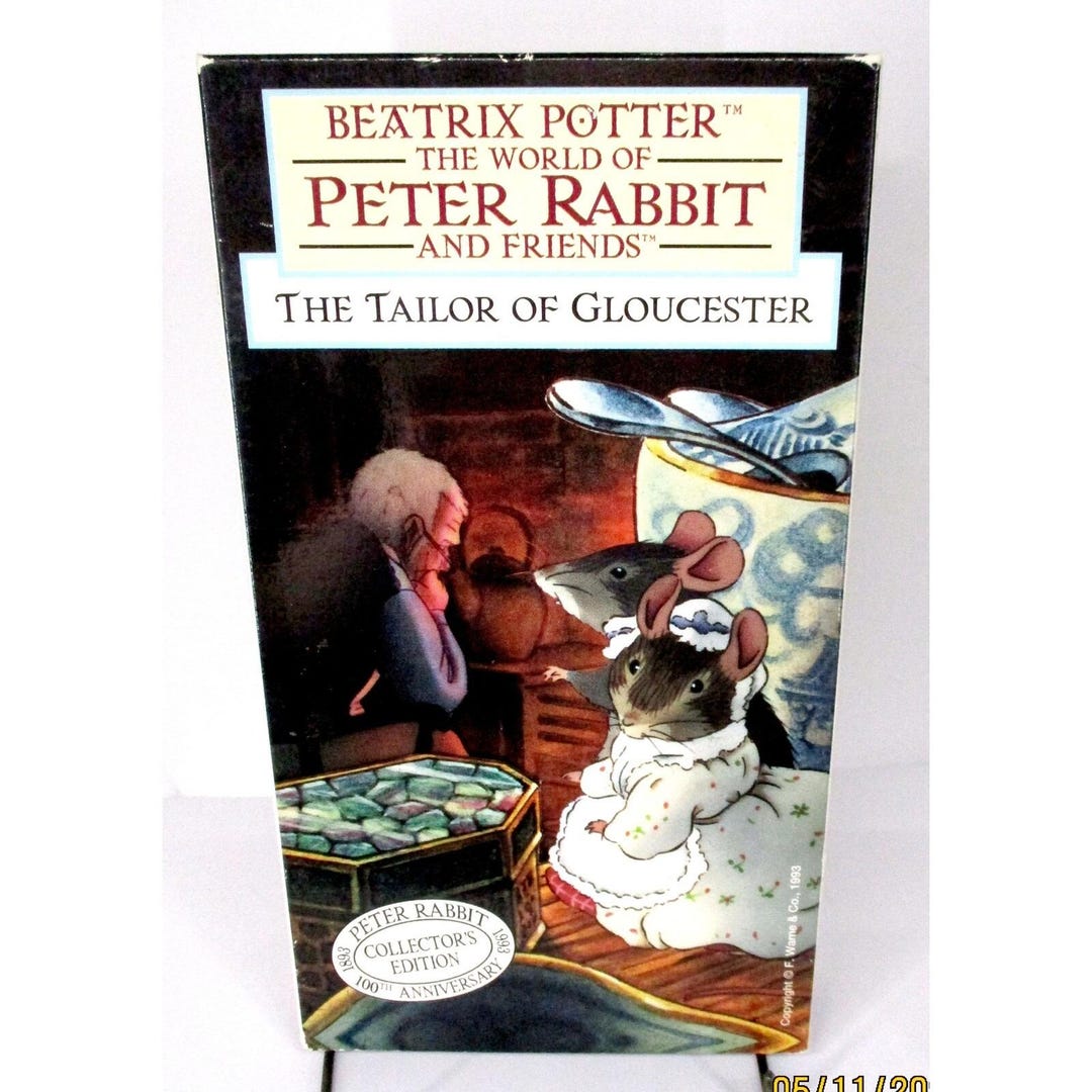 The World of Peter Rabbit & Friends the Tailor of Gloucester (VHS 1993 ...