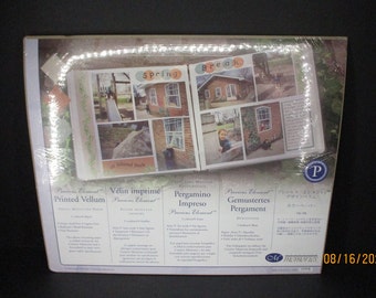 Creative Memories Precious Element Printed Vellum Photo Mounting Paper New