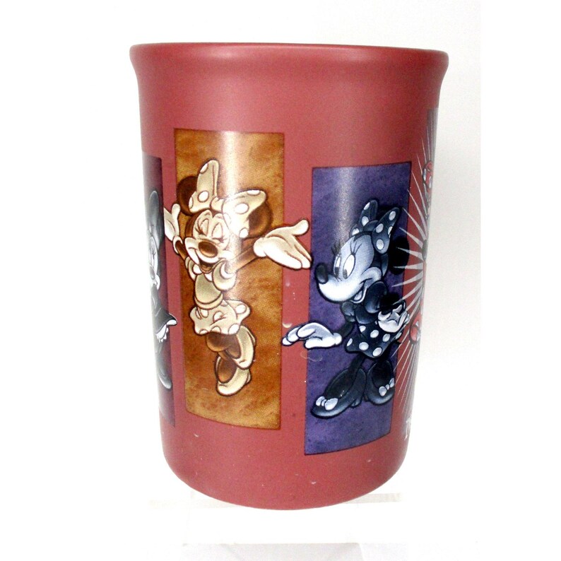 Disneyland Minnie Mouse Poses Maron Coffee Mug Novelty, Authentic Disney Parks image 2