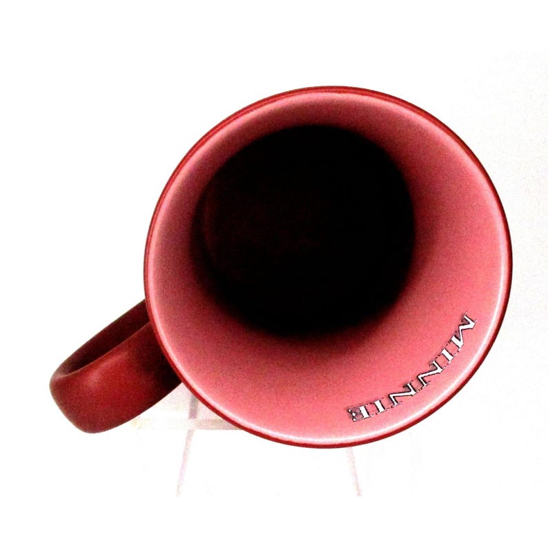 Disneyland Minnie Mouse Poses Maron Coffee Mug Novelty, Authentic Disney Parks image 5