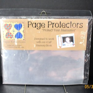 DMD Paper Reflections 10 Page Protectors 6&quot;x8&quot; New Scrapbooking