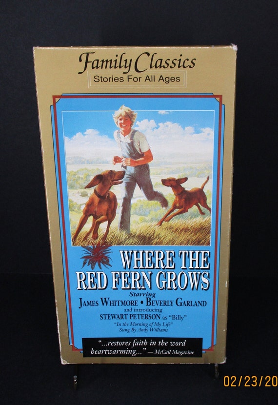 Where the Red Fern Grows (VHS, 1997) James Whitmore, Beverly Garland -  Etsy.de