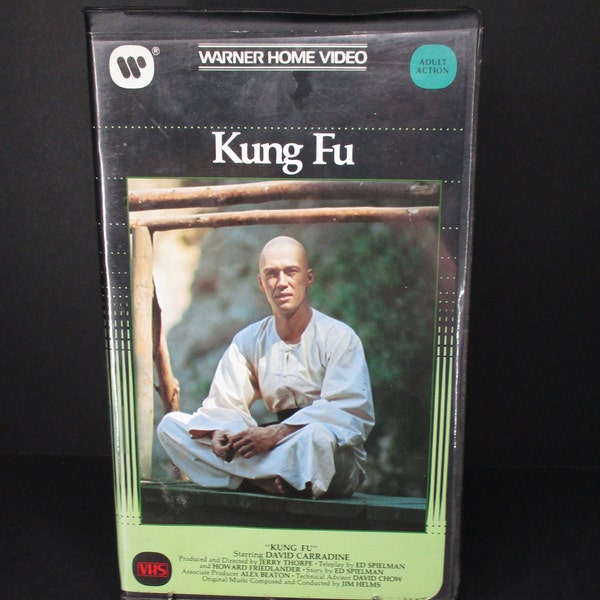 Kung Fu (VHS 1984 Clam-Shell) David Carradine, Keye Luke