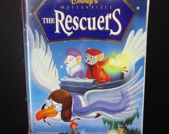 Walt Disney Masterpiece Collection The Rescuers (VHS Clam-Shell) Bob Newhart