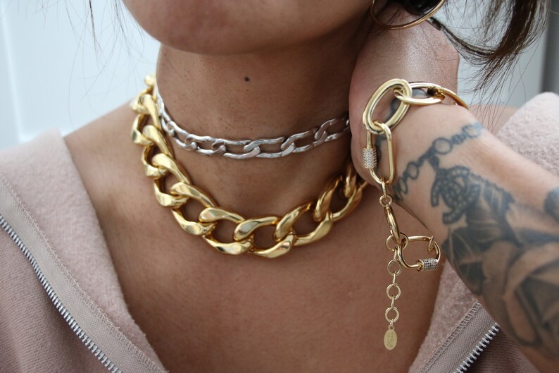 Chunky Cuban Choker Necklace