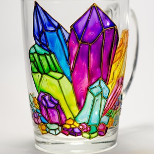 Crystal Mug, Personalised Gems Coffee Mug