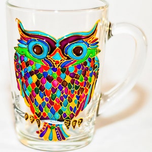 Personalized Owl Gift, Handmade Owl Coffee Mug,
