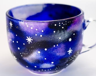 Galaxy Mug, Starry Space Cup, Custom Constellation Gift