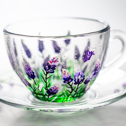 CUSTOM Tea Cup Personalized Tea Cup and Saucer Custom Etsy