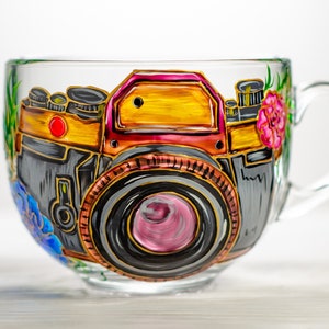 Personalized Photographer Gift, Custom Camera Mug, Gifts For Wedding Photographer