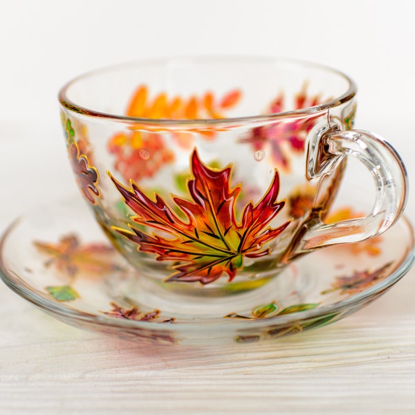 Orange tea cup main image 1
