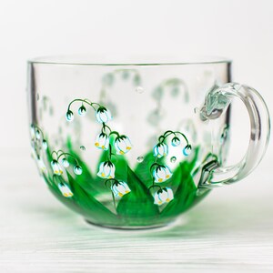 May Birth Flower Mug, Lily of the Valley Mug, Personalized Birthday Gift for Mom image 12
