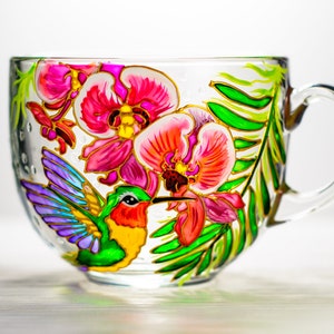 Hummingbird Mug, Personalized Mothers Day Gift, Hummingbird Gifts for Women, Grandma Gift image 8