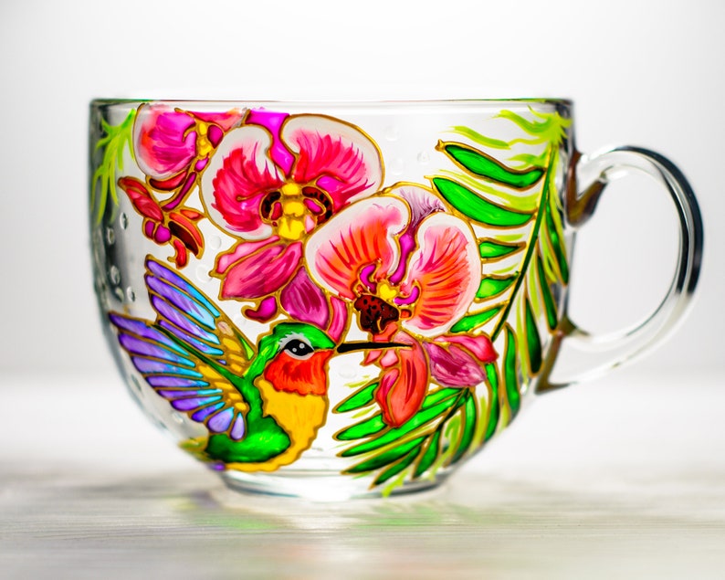 Hummingbird Mug, Personalized Mothers Day Gift, Hummingbird Gifts for Women, Grandma Gift image 8