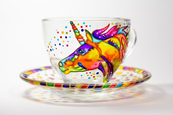 unicorn tea set