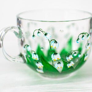 May Birth Flower Mug, Lily of the Valley Mug, Personalized Birthday Gift for Mom image 10