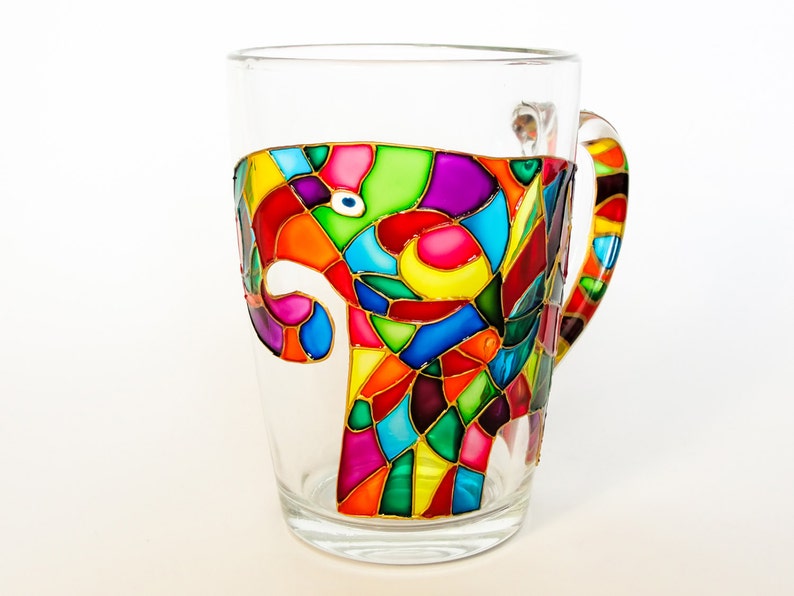 Animal Mug Personalized Elephant Coffee Mug - Elephant Gifts for Women - Personalized Elephant Lover Gift 