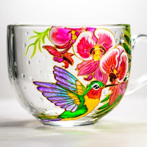 Hummingbird Mug, Personalized Mothers Day Gift, Hummingbird Gifts for Women, Grandma Gift image 4