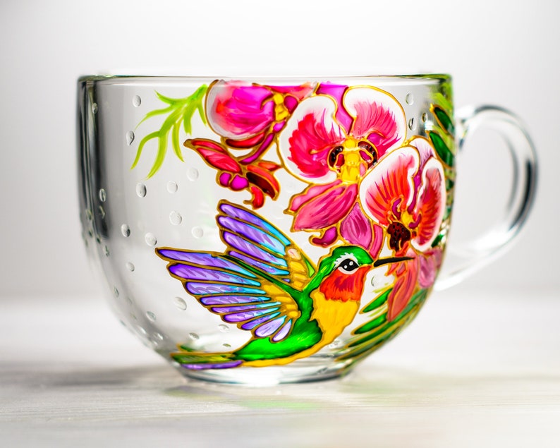 Hummingbird Mug, Personalized Mothers Day Gift, Hummingbird Gifts for Women, Grandma Gift image 4