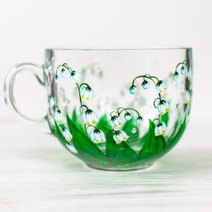May Birth Flower Mug, Lily of the Valley Mug, Personalized Birthday Gift for Mom image 9