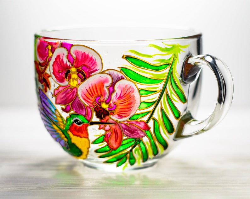 Hummingbird Mug, Personalized Mothers Day Gift, Hummingbird Gifts for Women, Grandma Gift image 7