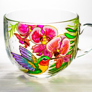 Hummingbird Mug, Personalized Mothers Day Gift, Hummingbird Gifts for Women, Grandma Gift image 6